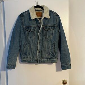 Levi Jean and Sherpa Jacket